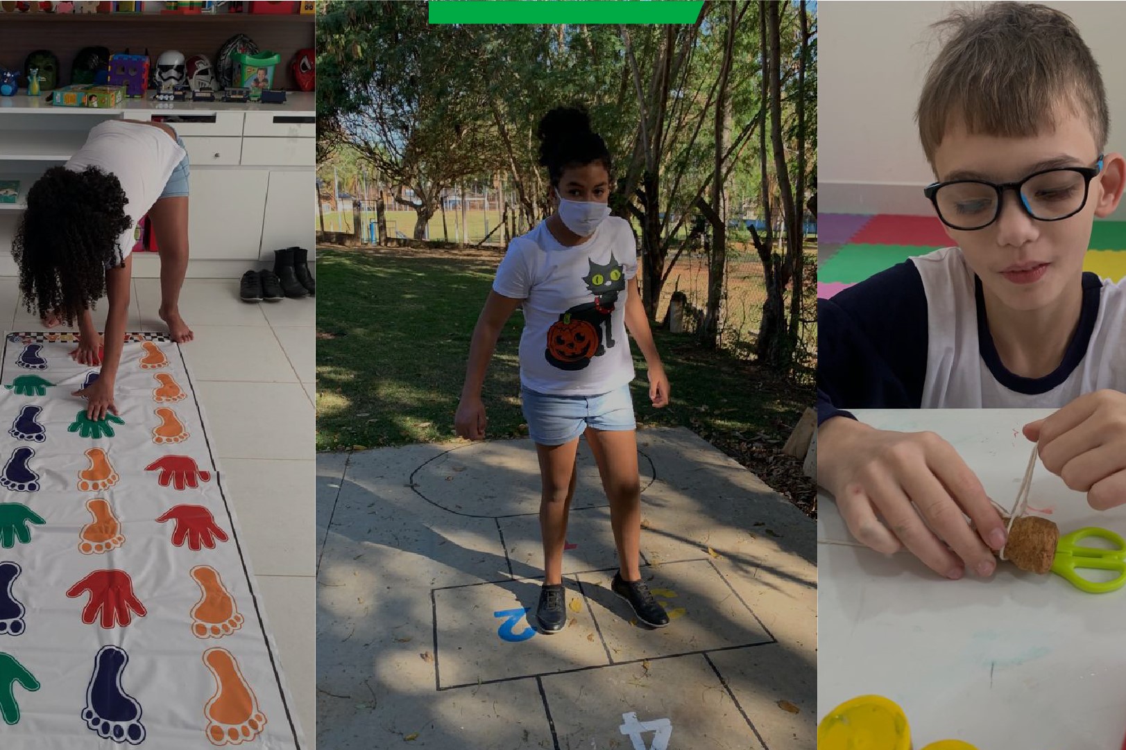 Crianças com Transtorno do Espectro Autista (TEA) brincando